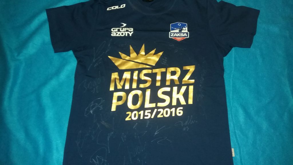 KOSZULKA ZWYCIĘZCÓW - MISTRZ POLSKI 2015/2016