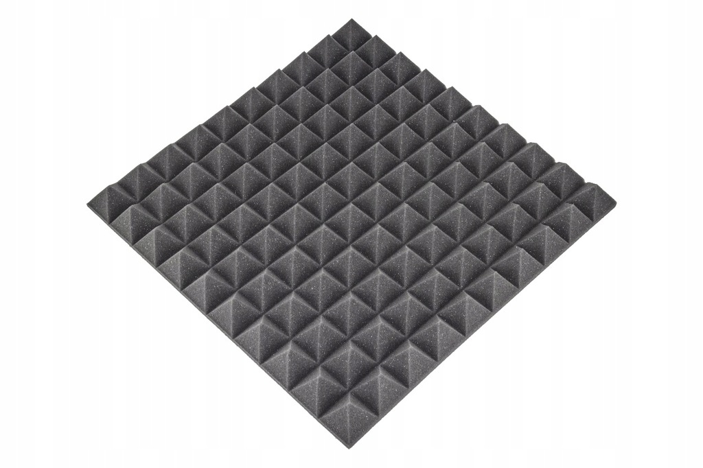 Mata akustyczna wygłuszająca Bitmat Piramida 50 x 50 x 5 cm szara