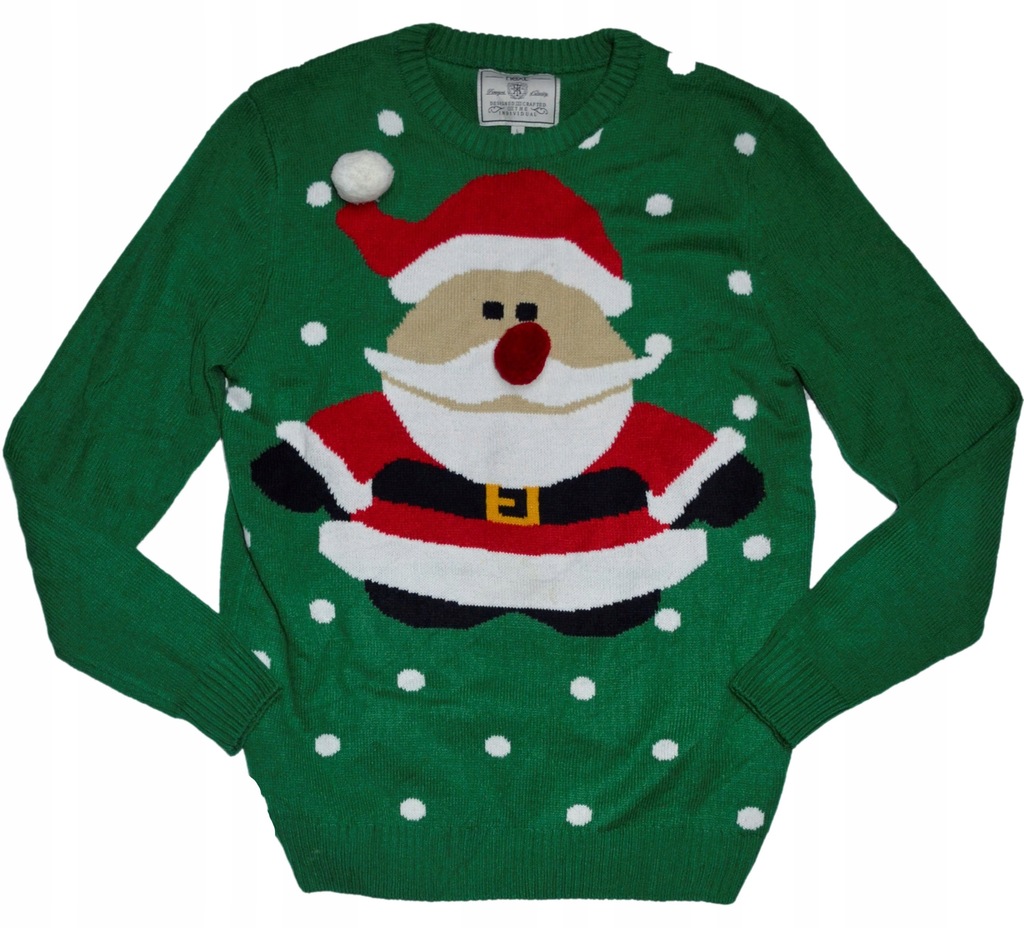 352. sweter sweterek świąteczny rozm. L Mikołaj