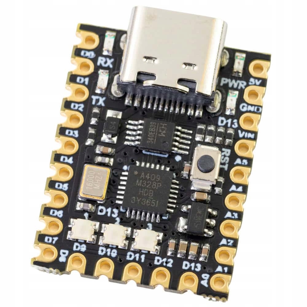 Nano SuperMini ATmega328P Z USB-C zgodny z Arduino