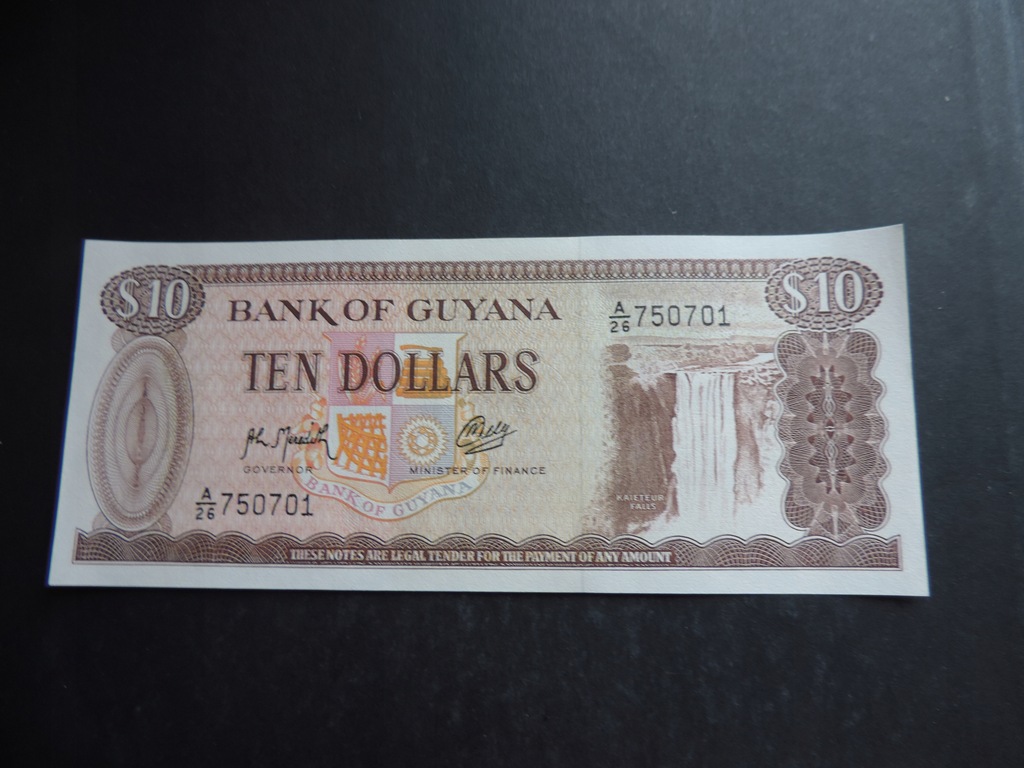 GUYANA 10 DOLLARS