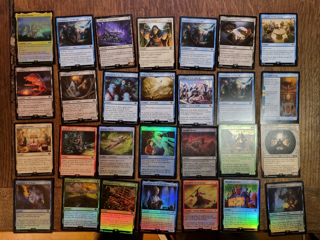 Karty Magic the gathering MTG LOTR 124 szt