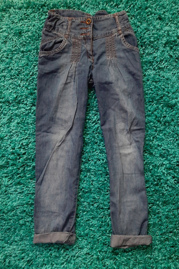 GEORGE spodnie jeansowe 128/134