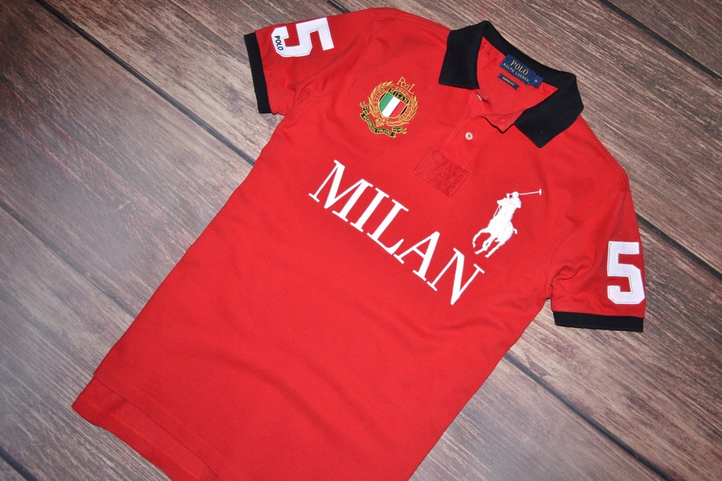 POLO RALPH LAUREN MILAN BIG PONY KOSZULKA RED MEN NEW M