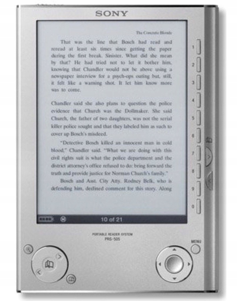 Czytnik e-book SONY PRS-505