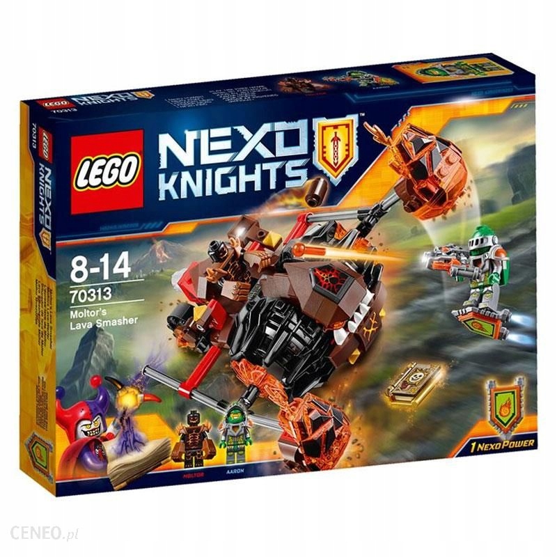 LEGO Nexo Knights Lawowy rozłupywacz Moltora 70313