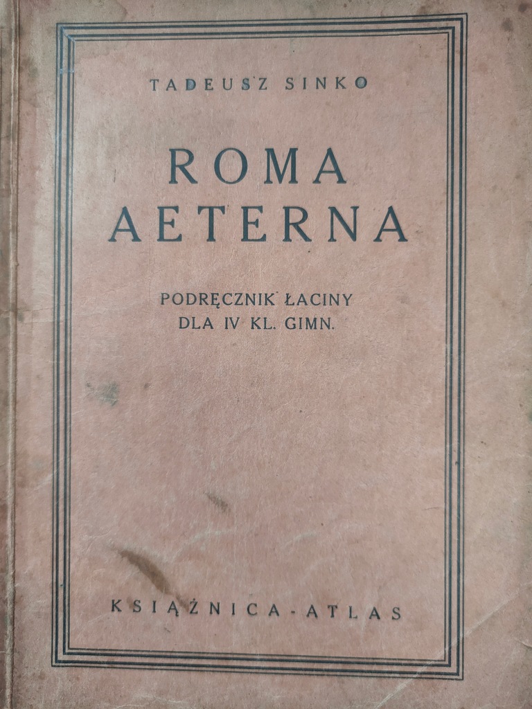 Sinko ROMA AETERNA 1936