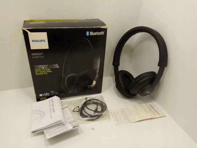 SŁUCHAWKI PHILIPS SHB 7150 KPL PUD.