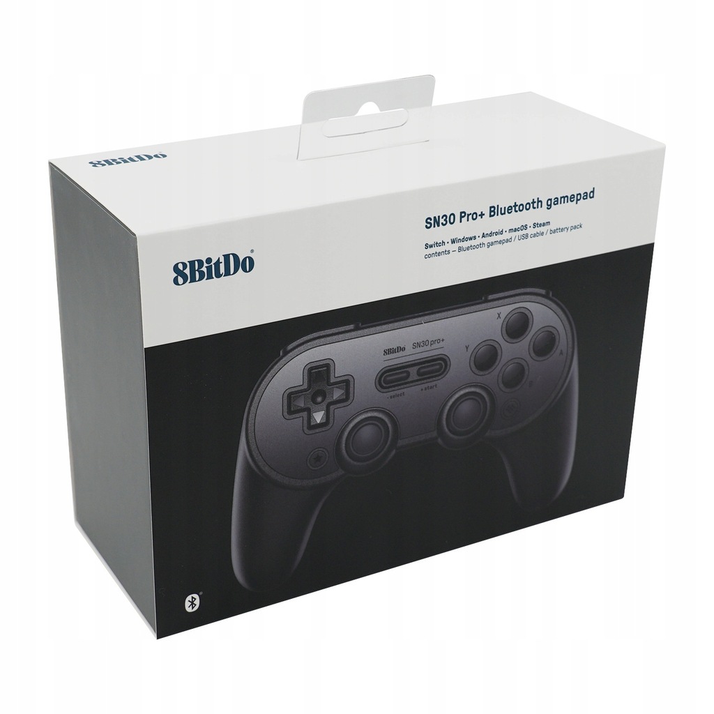 Pad bezprzewodowy 8Bitdo SN30 Pro+ Plus Black