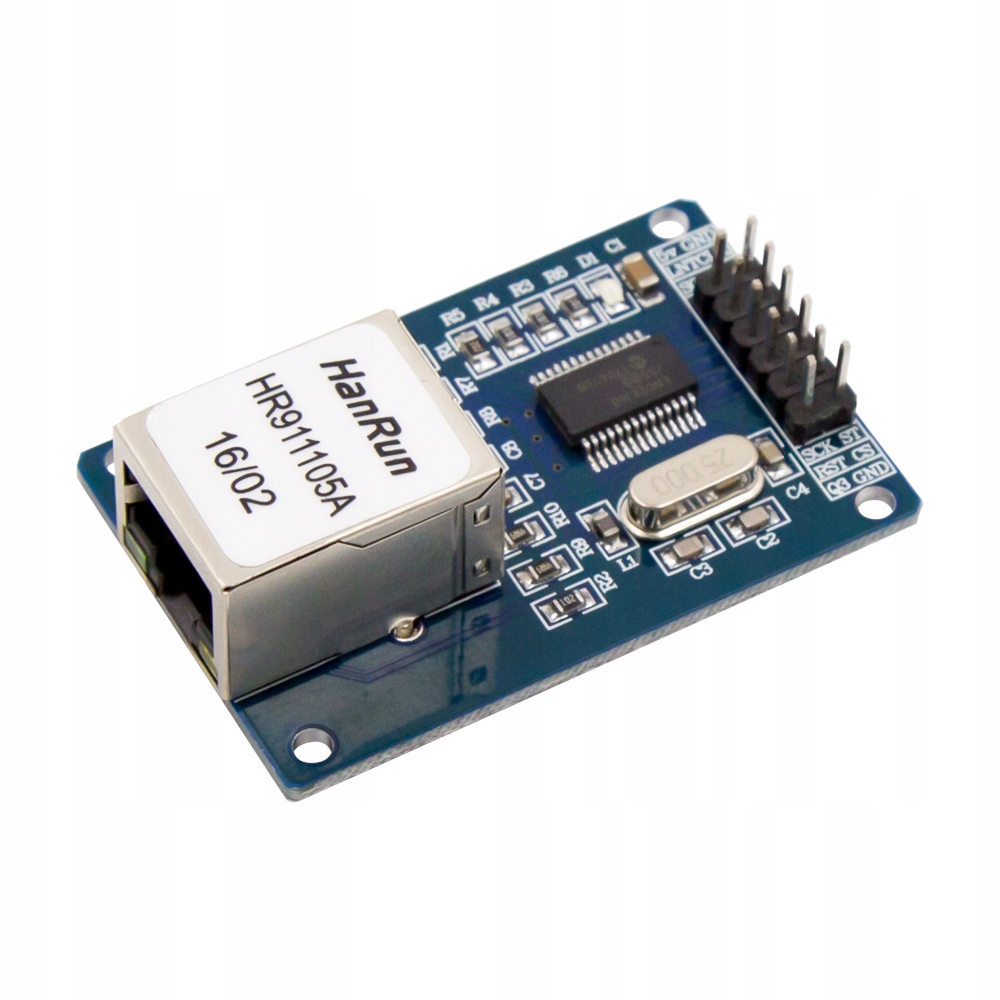 MODUŁ SIECIOWY ENC28J60 ETHERNET LAN ARDUINO