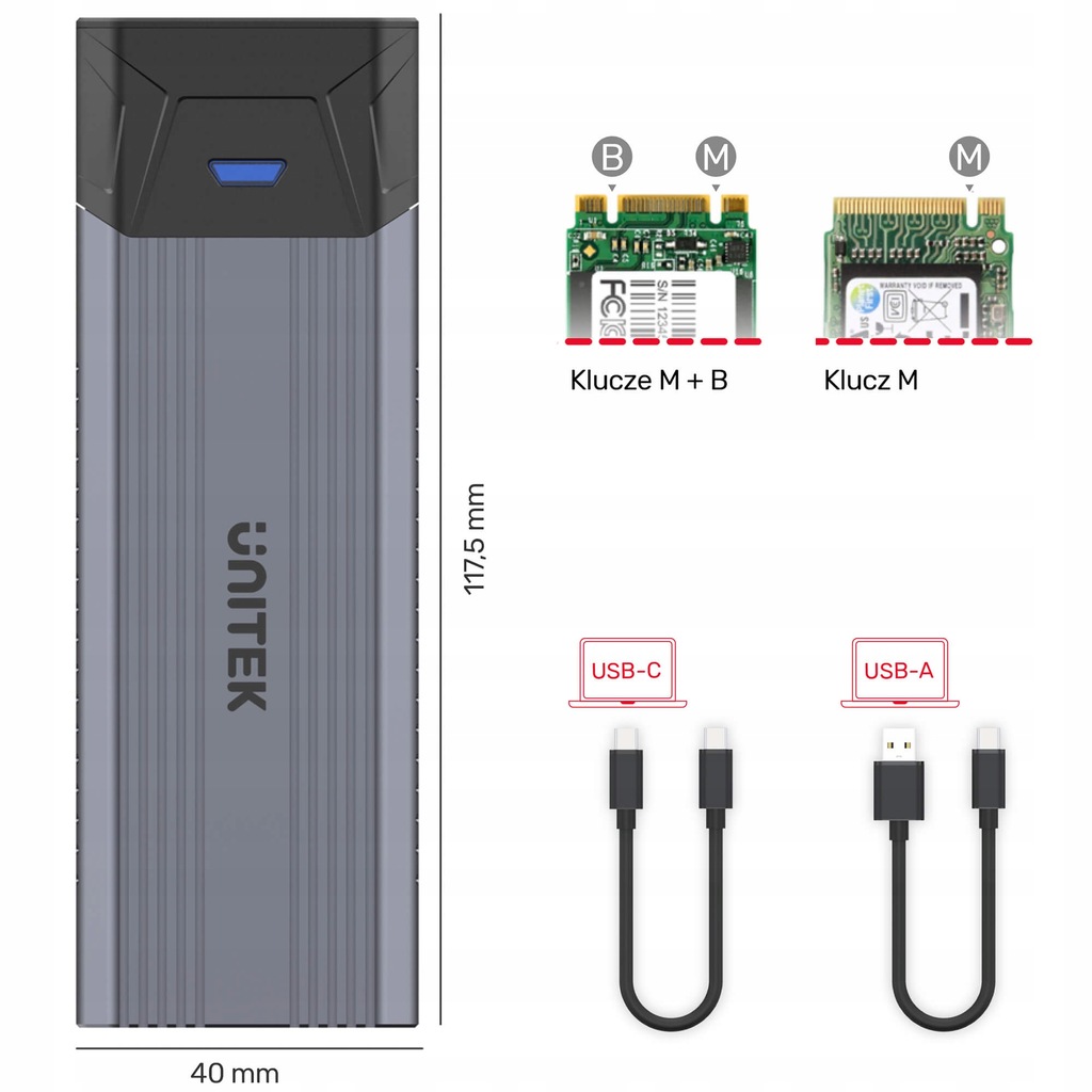 Купить Корпус твердотельного накопителя Диск NVME/SATA M.2 USB 3.1 Gen2 Type-C: отзывы, фото, характеристики в интерне-магазине Aredi.ru