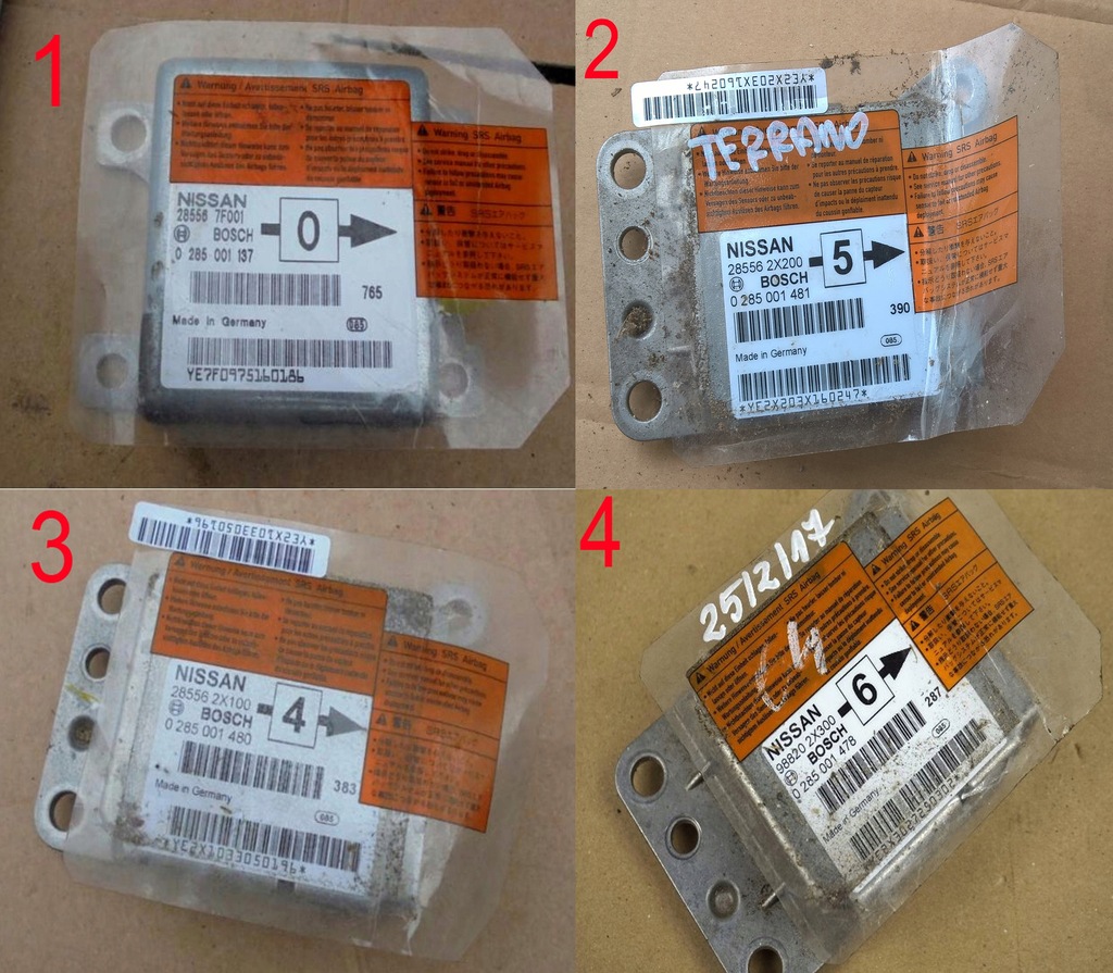 NISSAN TERRANO II SENSOR PODUSZE AIRBAG