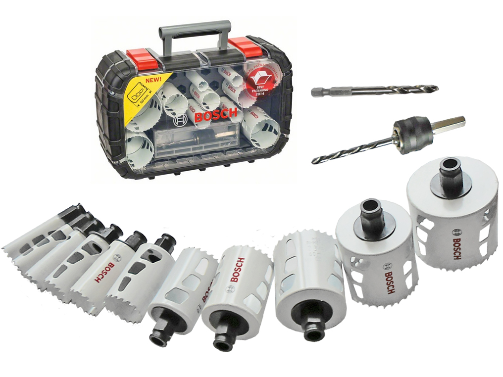 BOSCH zestaw otwornice x11 HSS 20-76mm ROBO-KOP