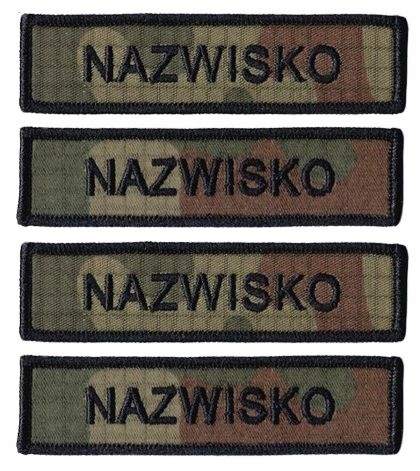 NAME PATCH IMIENNIK NAZWISKO US-21 NASZYWKA 2483R