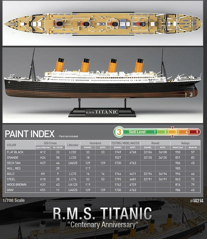 Купить Академия столетия Титаника 14214 1/700: отзывы, фото, характеристики в интерне-магазине Aredi.ru