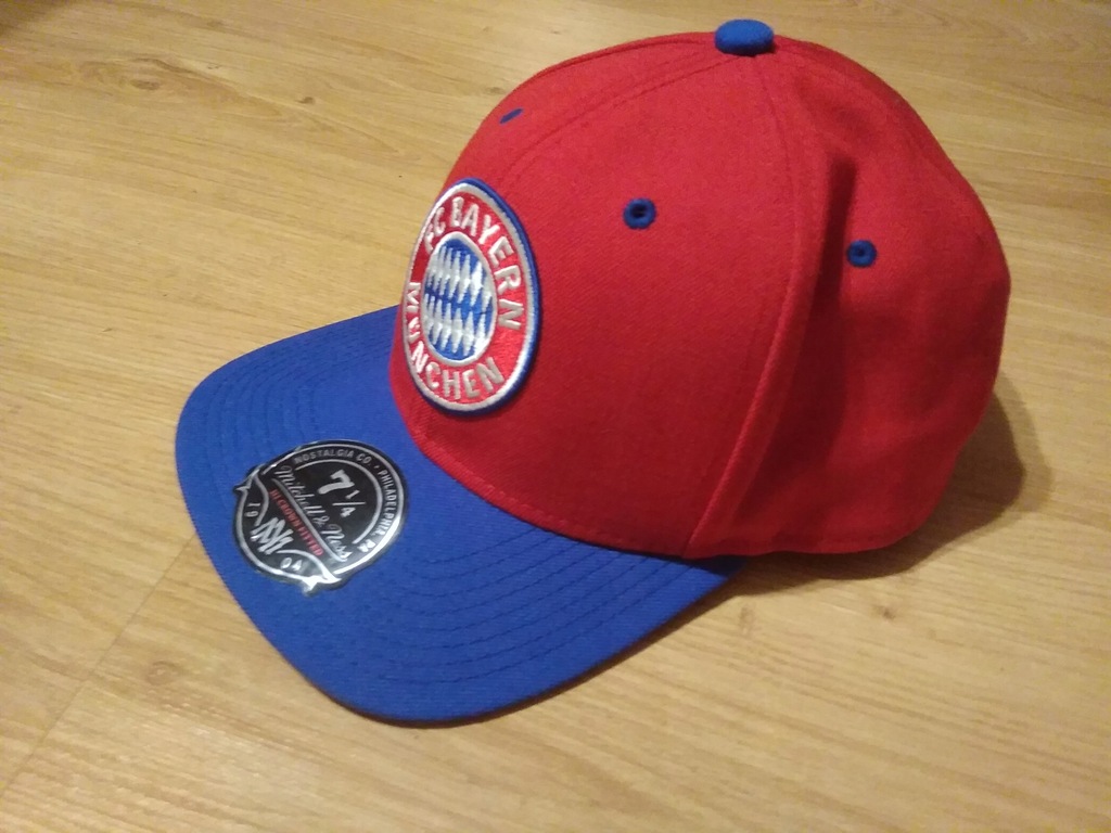 czapka mitchell ness 7 1/4 fc bayern full cap