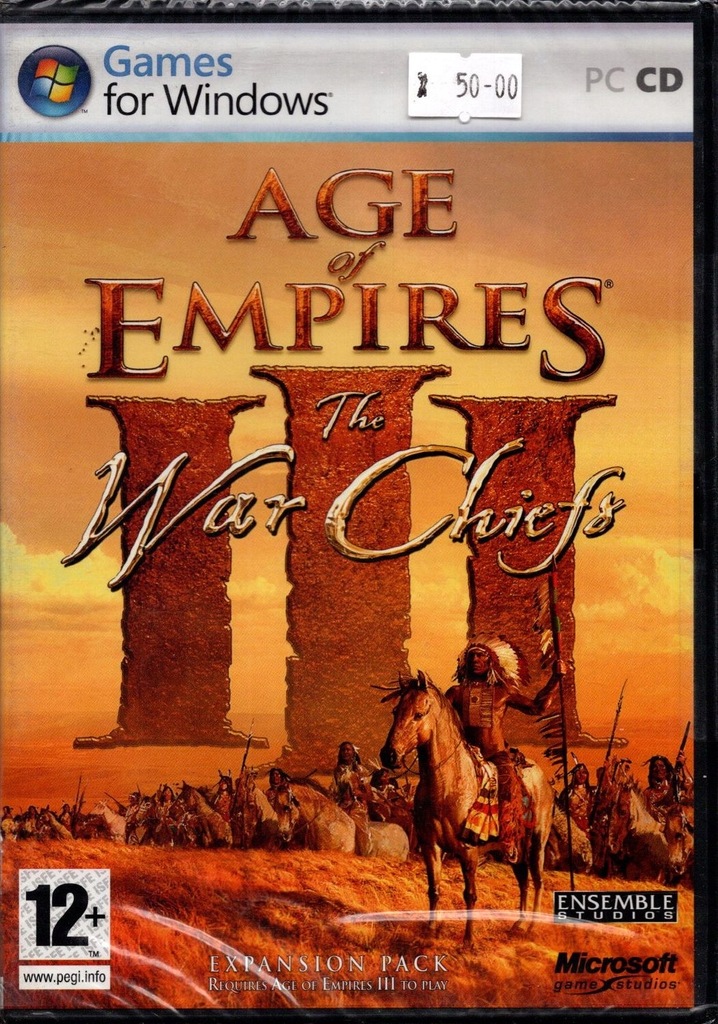 Age of Empires The War Chiefs PC CD-ROM