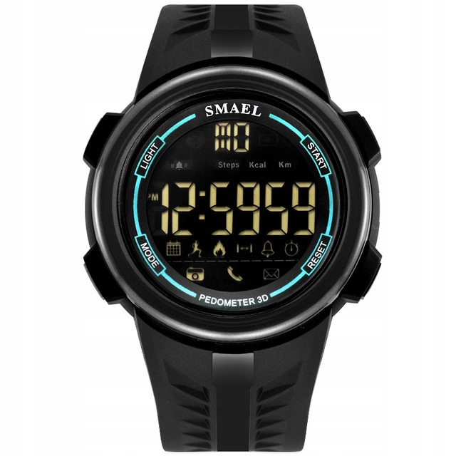 Zegarek męski - SMAEL - Smartwatch bluetooth