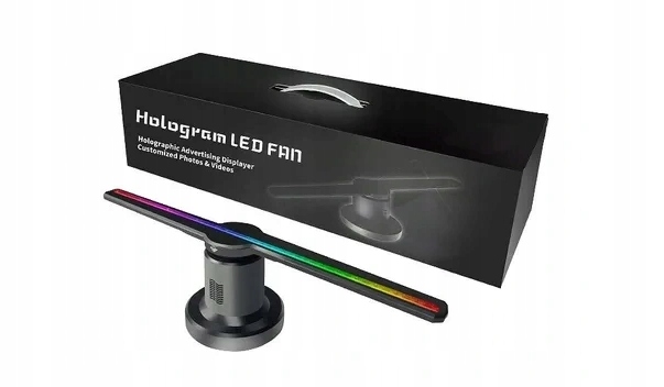 Projektor reklamowy z hologramem WENTYLATOR LED