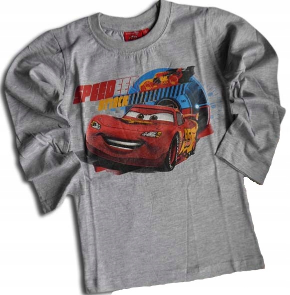 CARS BAWEŁNIANA BLUZKA T-SHIRT CHŁOPIEC 116