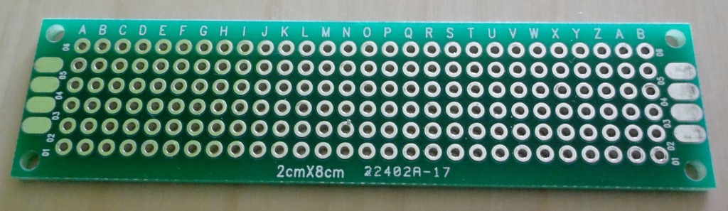 Płytka uniwersalna PCB dwustronna 2cm x 8cm