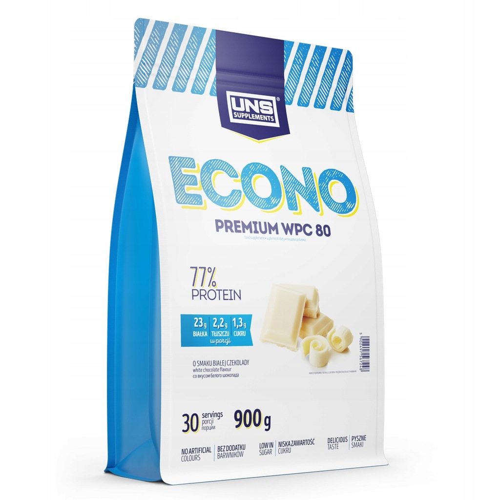 UNS ECONO PREMIUM 900 g 100% WPC 80 INSTANT BIAŁKO