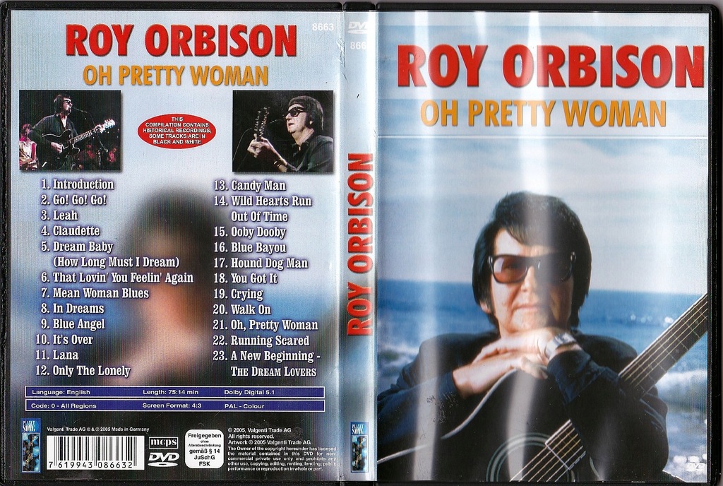 Roy Orbison Oh Pretty Woman DVD