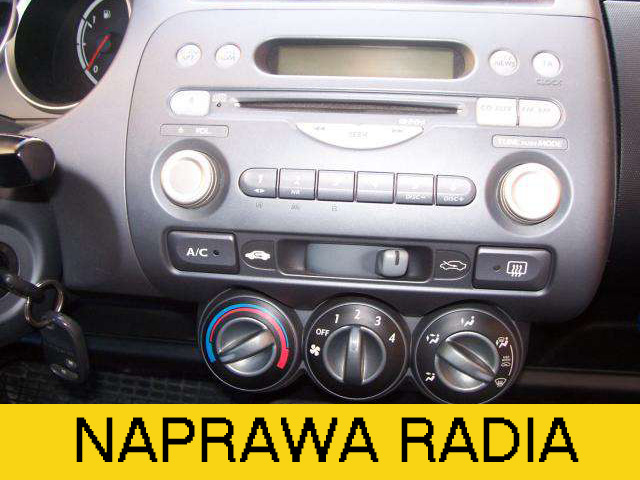 Radio Honda Jazz / City - Naprawa Radia - Fv23% - 8569668196 - Oficjalne Archiwum Allegro