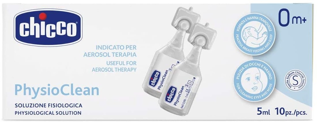 Chicco Physio Clean 5 ml10 sztuk Sól fizjologiczna