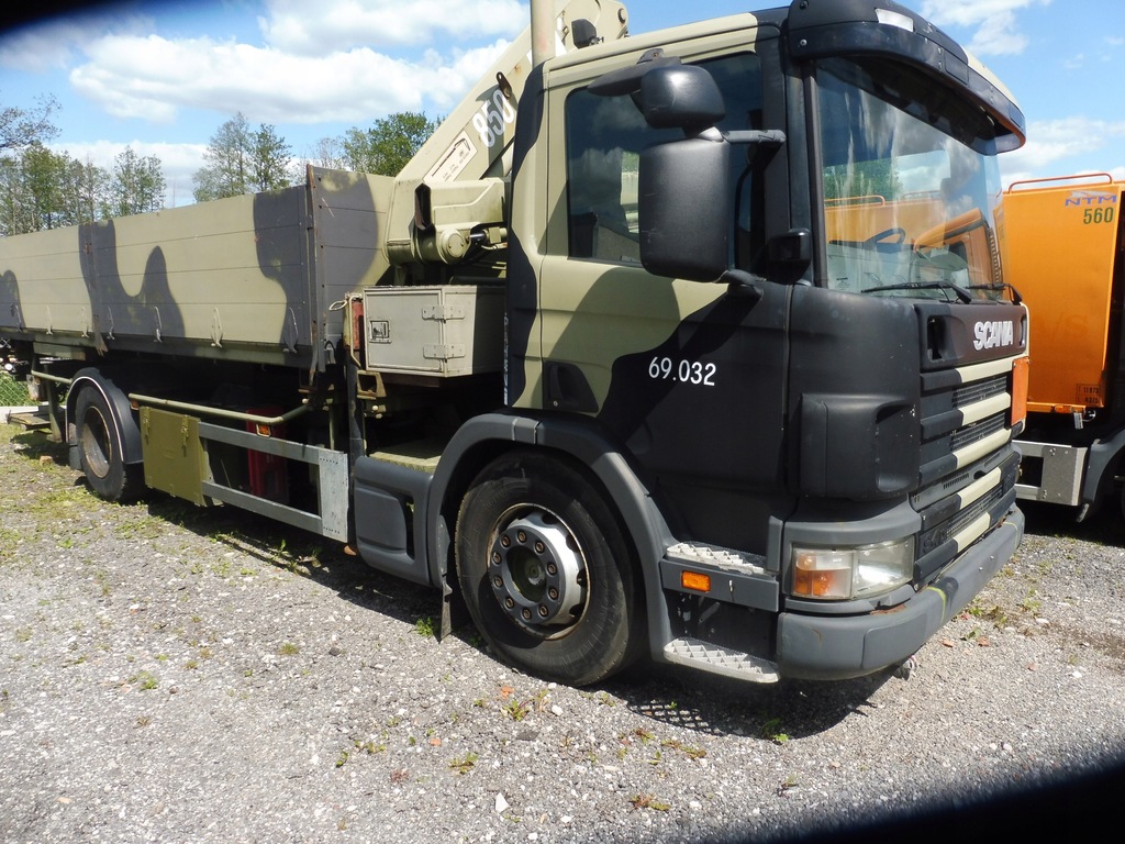 SCANIA 94D HDS HMF BDF SKRZYNIA WINDA Z WOJSKA