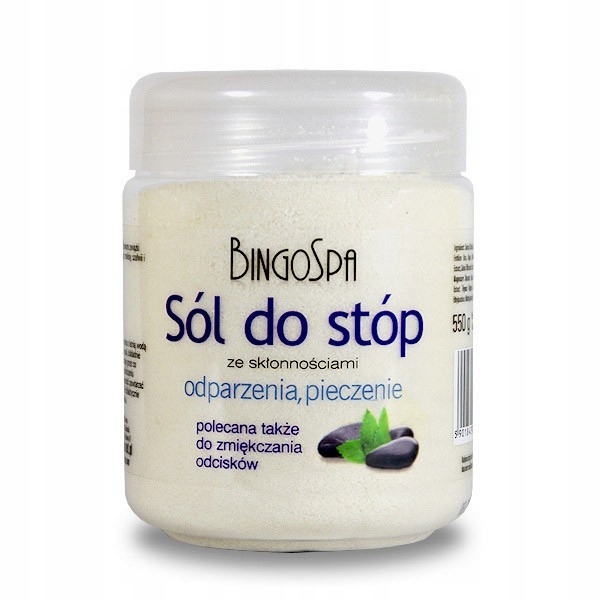 BINGOSPA Sól do stóp odparzenia, pieczenie 550g