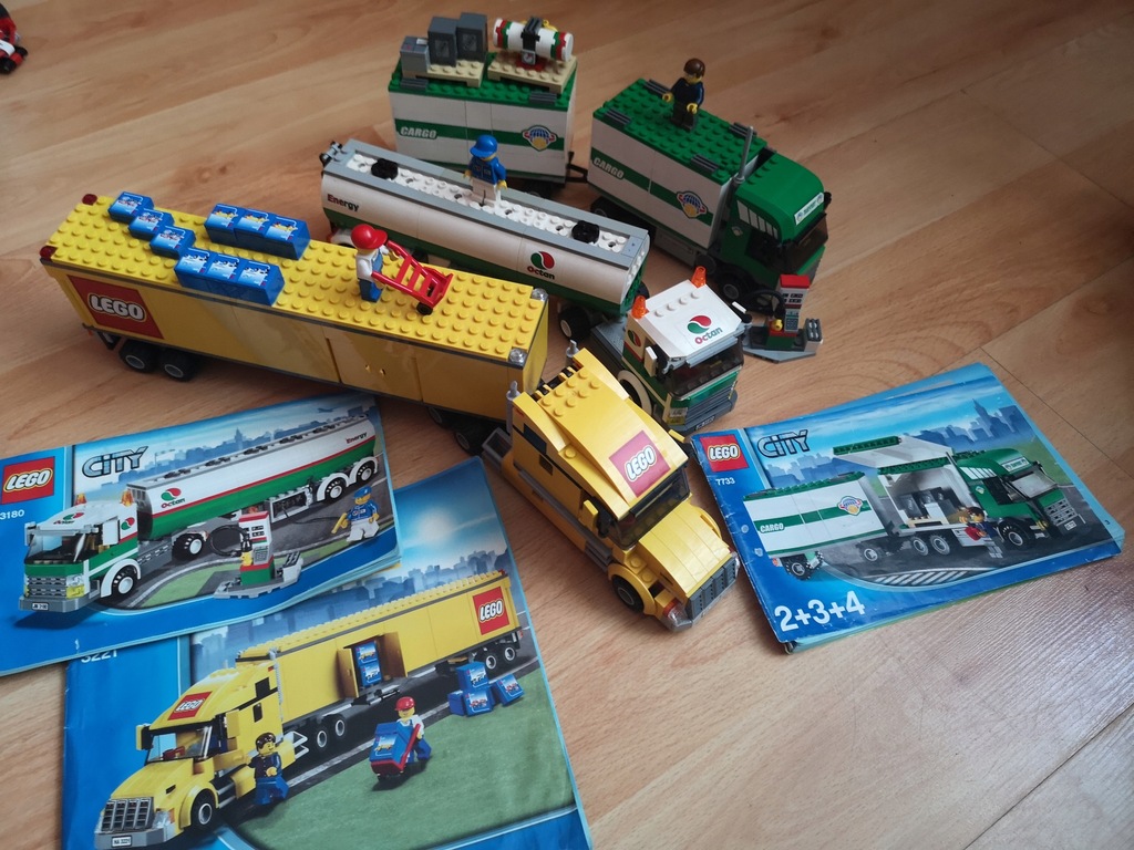 Lego 3221 ciężarówki city 3 sztuki instrukcje