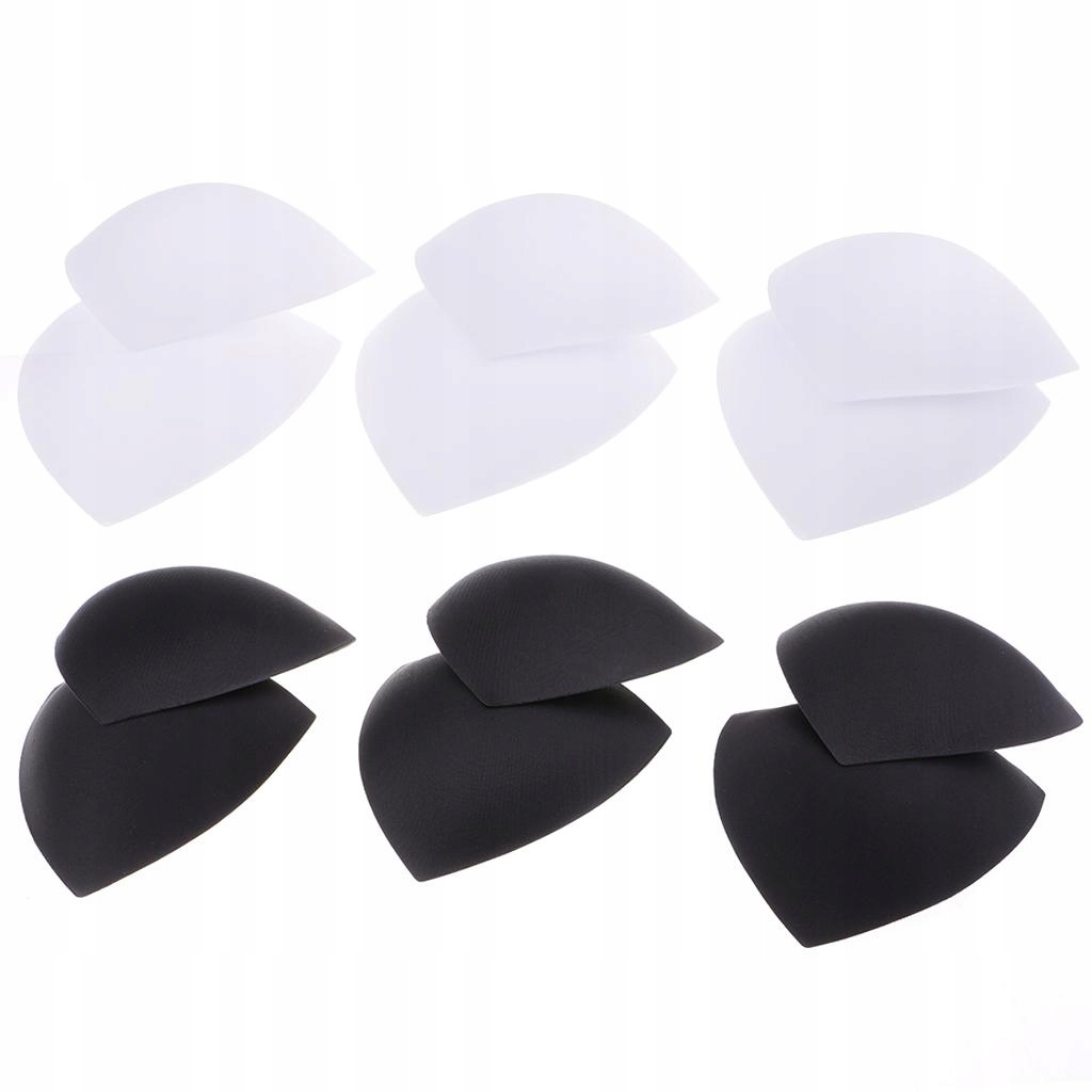 6 Pairs Reusable Triangle Bra Insert Breathable