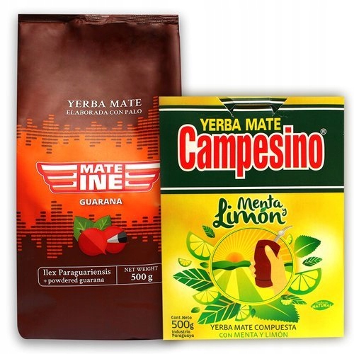 Yerba Mate Campesino Menta Limon Mateine 2x 500g