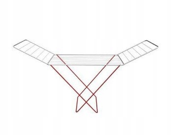 Suszarka stojąca suszenie 160 x 46 x 70 cm pranie