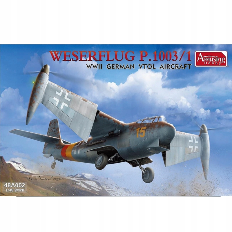 Weserflug P.1003/1 Amusing Hobby 48A002 skala 1/48