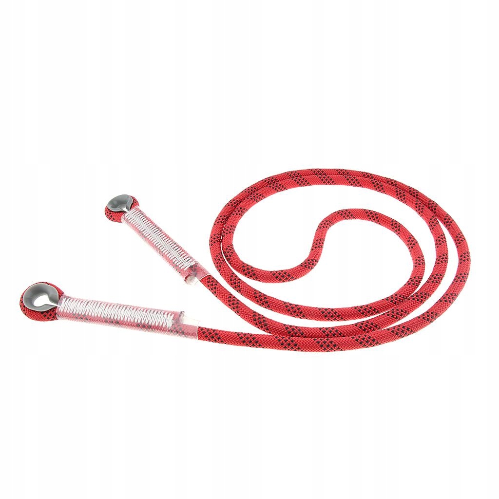 Climbing Knotted Pre sewn Eye to Eye Prusik Loop Cord Static Red 240cm