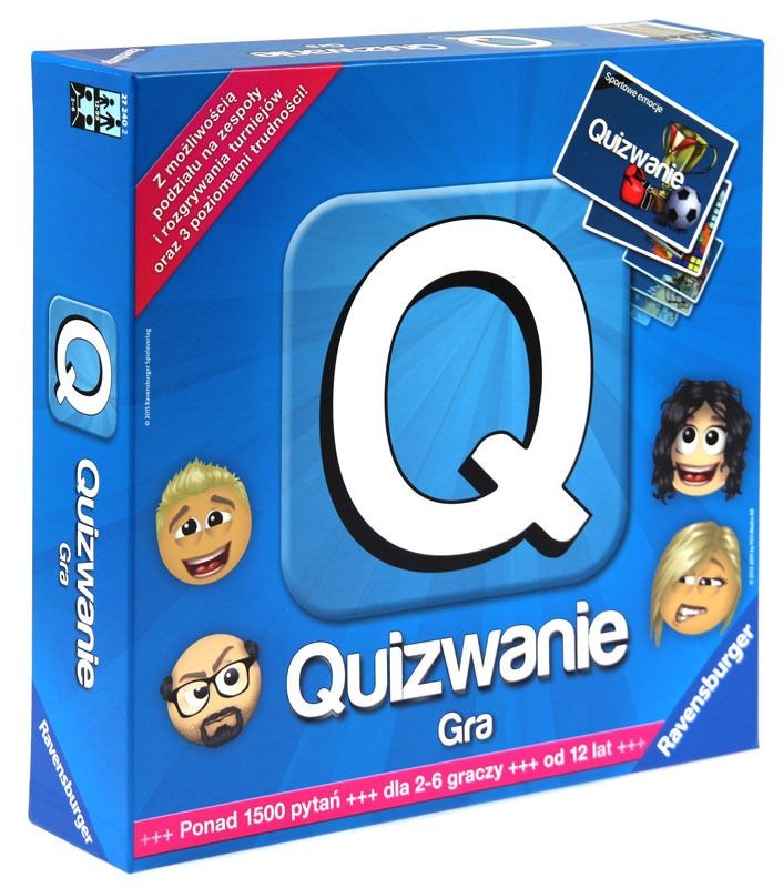 RAVENSBURGER QUIZOWANIE GRA PLANSZOWA TOWARZYSKA