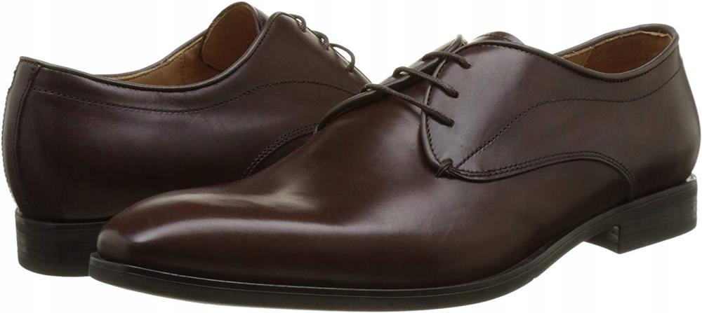 BUTY MĘSKIE ELEGANCKIE GEOX DERBY BRĄZOWE 42