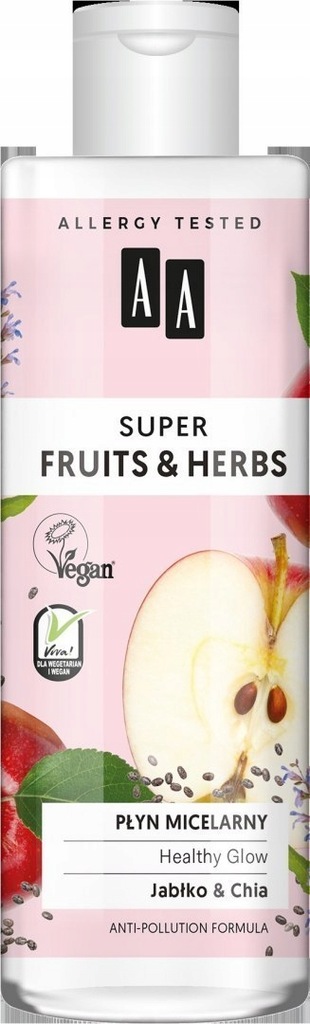 AA Super Fruits & Herbs Płyn micelarny do dema
