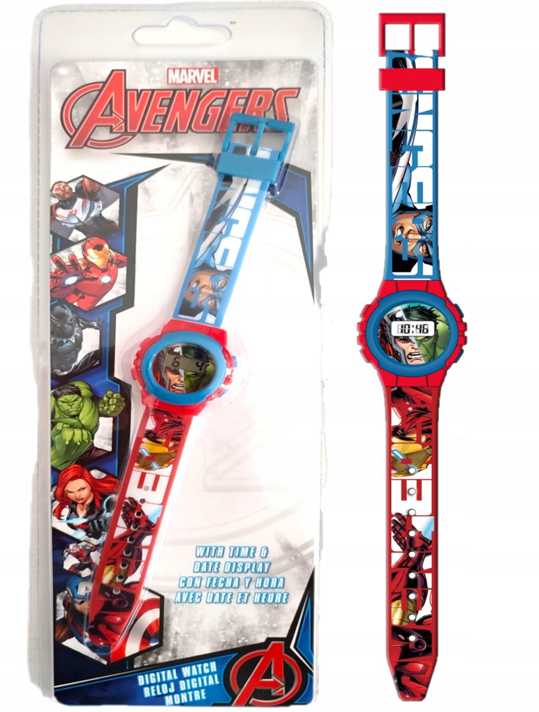 Zegarek na rękę cyfrowy Avengers