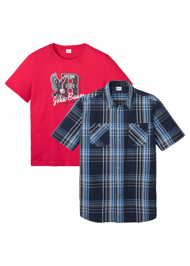 B.P.C koszula męska + t-shirt komplet ^43/44