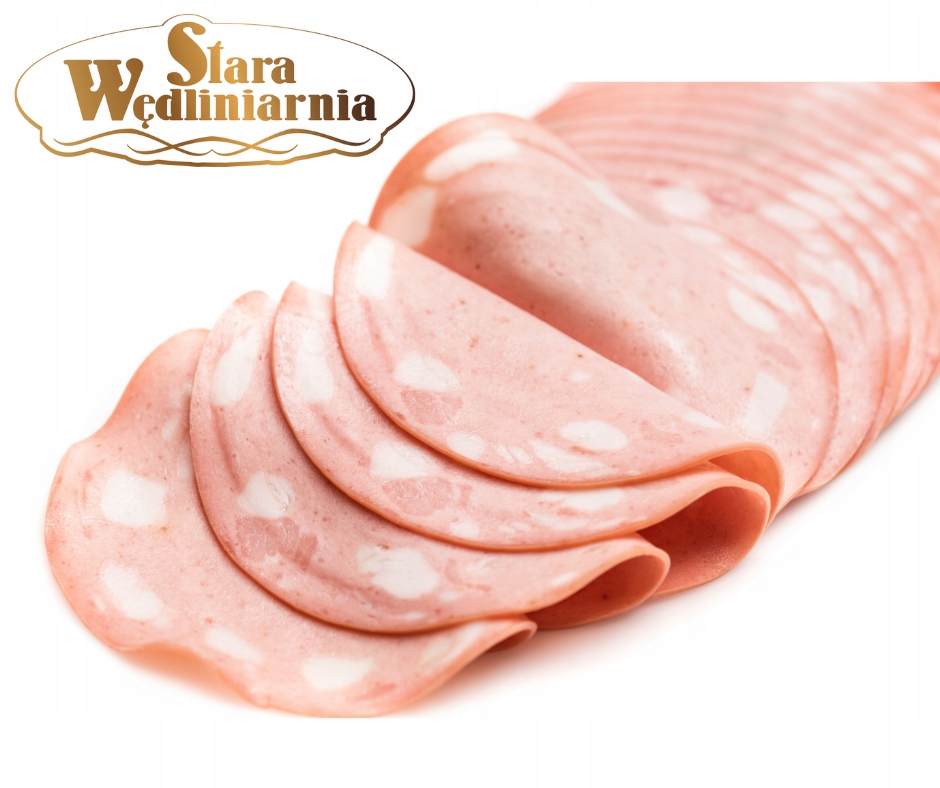 Mortadella con pancetta 600g