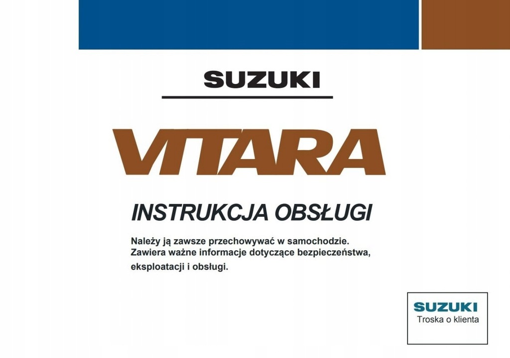 Suzuki Vitara 3d 5d Cabrio 1988-97 Instrukcja Obsł