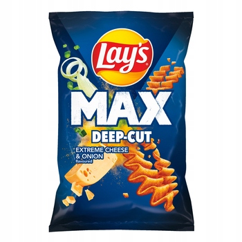 Chipsy Lay's Maxx ser z cebulą 120g