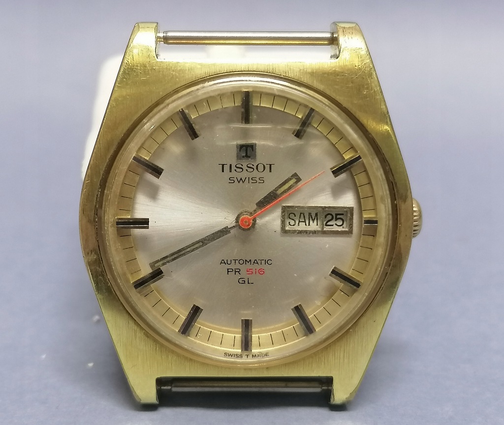 Męski zegarek Tissot Automatic PR 516 GL lata 70-t