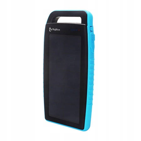OUTLET PRZENOŚNA ŁADOWARKA SOLARNA POWERBANK BIGBLUE 10000 MAH IPX4