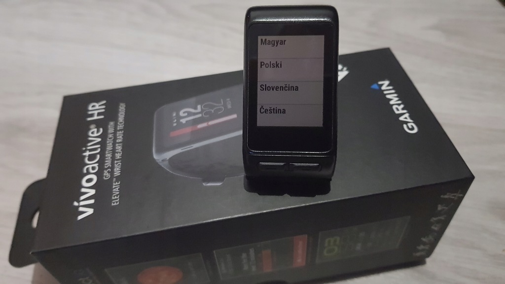 Zegarek Sportowy GARMIN VIVOACTIVE HR PL