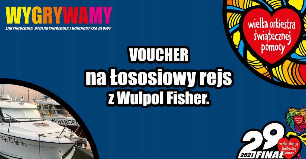 Voucher na ŁOSOSIOWY Rejs z Wulpol Fisher.