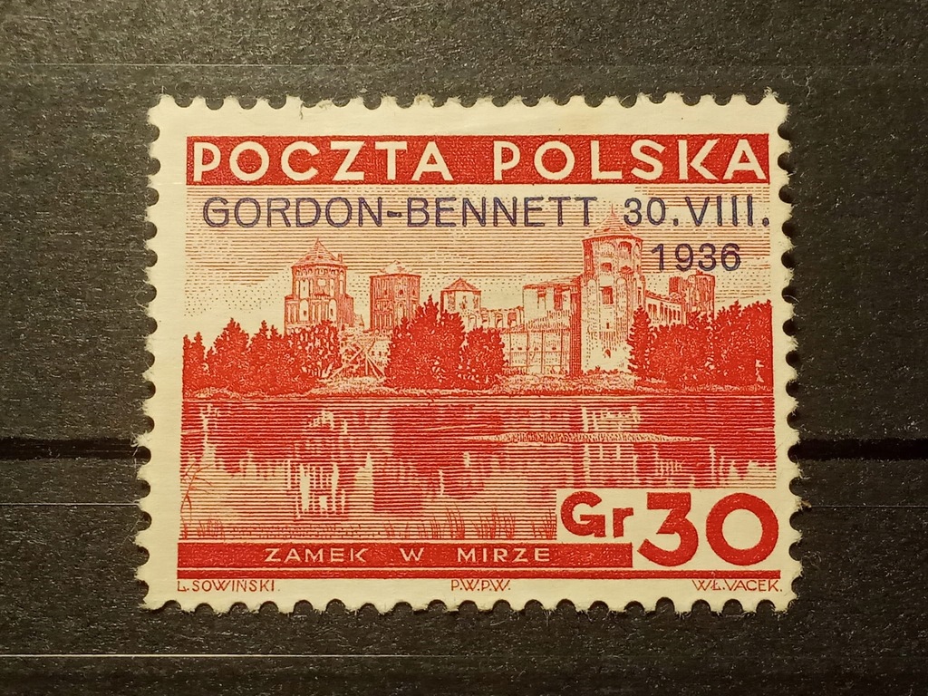 POLSKA Fi 292 (*) 1936 Gordon - Bennett